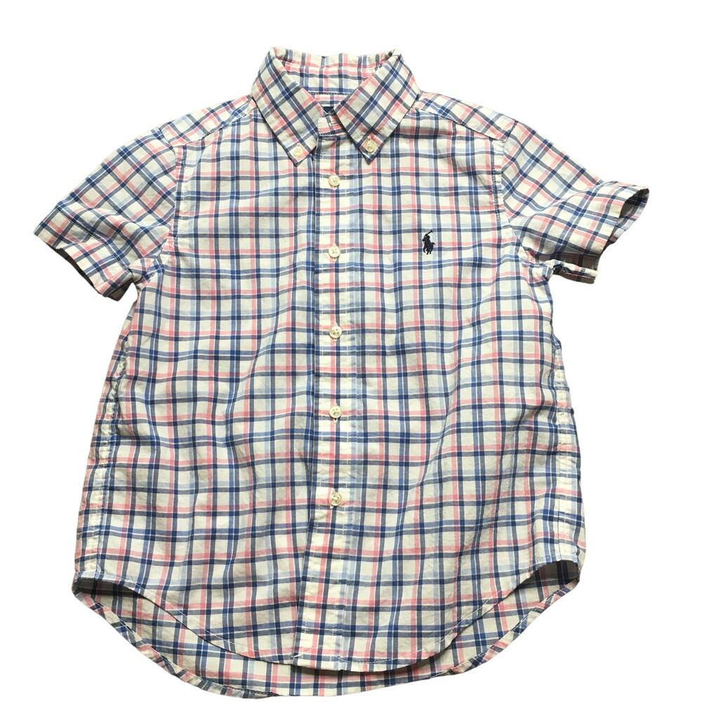 Ralph Lauren Boys Kids Multicolor Polo Shirt Pony‎ Logo Natural Stretch 4